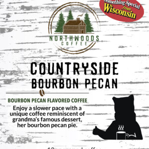 Label for the Countryside Bourbon Pecan coffee